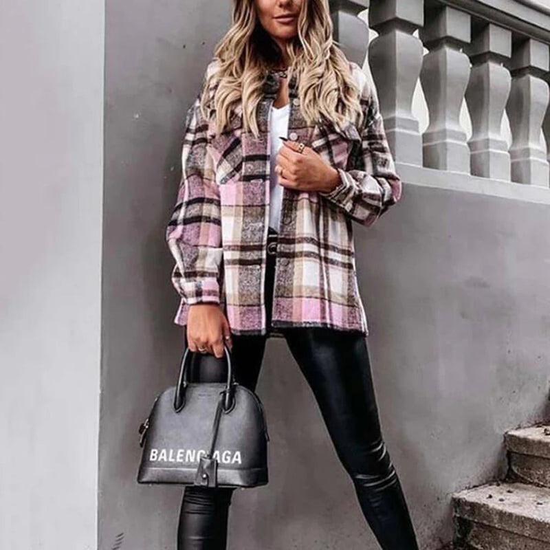 EP | Manteau d'automne à carreaux