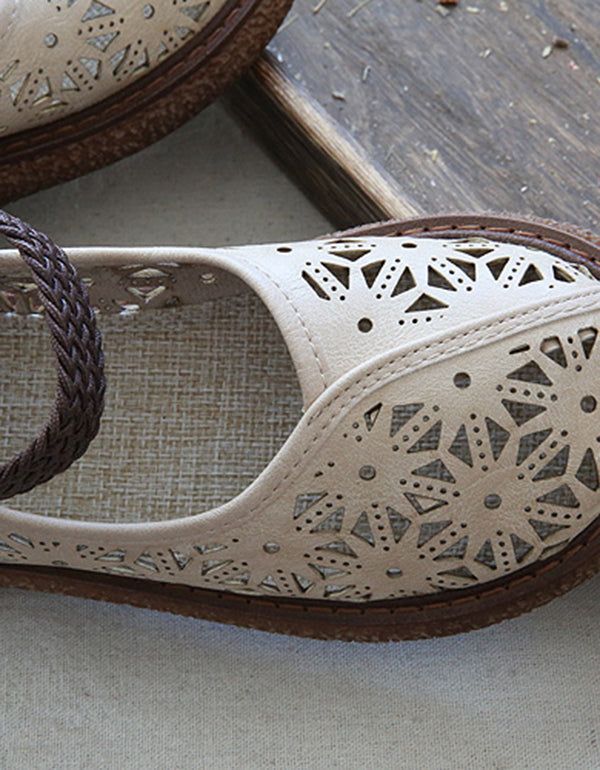 SL | Découpe florale Chaussures Slipper