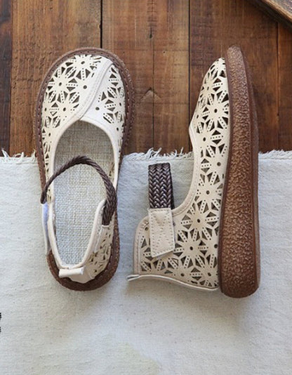 SL | Découpe florale Chaussures Slipper