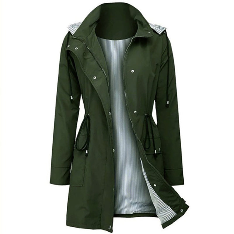EP | Veste imperméable avec capuche et boutons