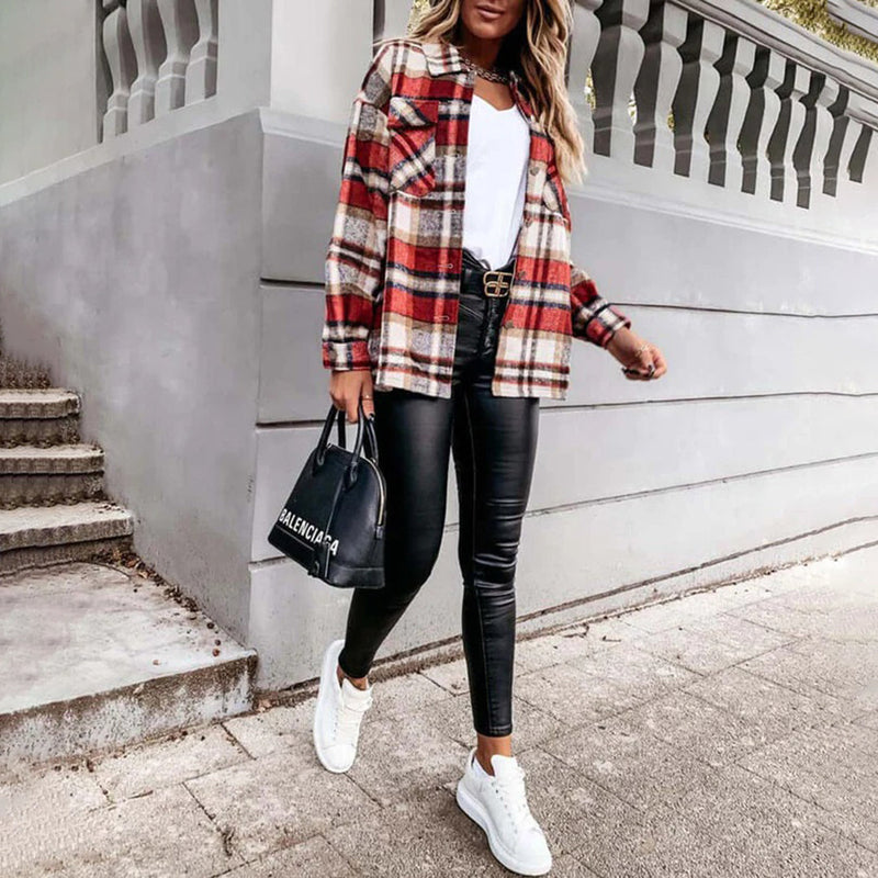 EP | Manteau d'automne à carreaux