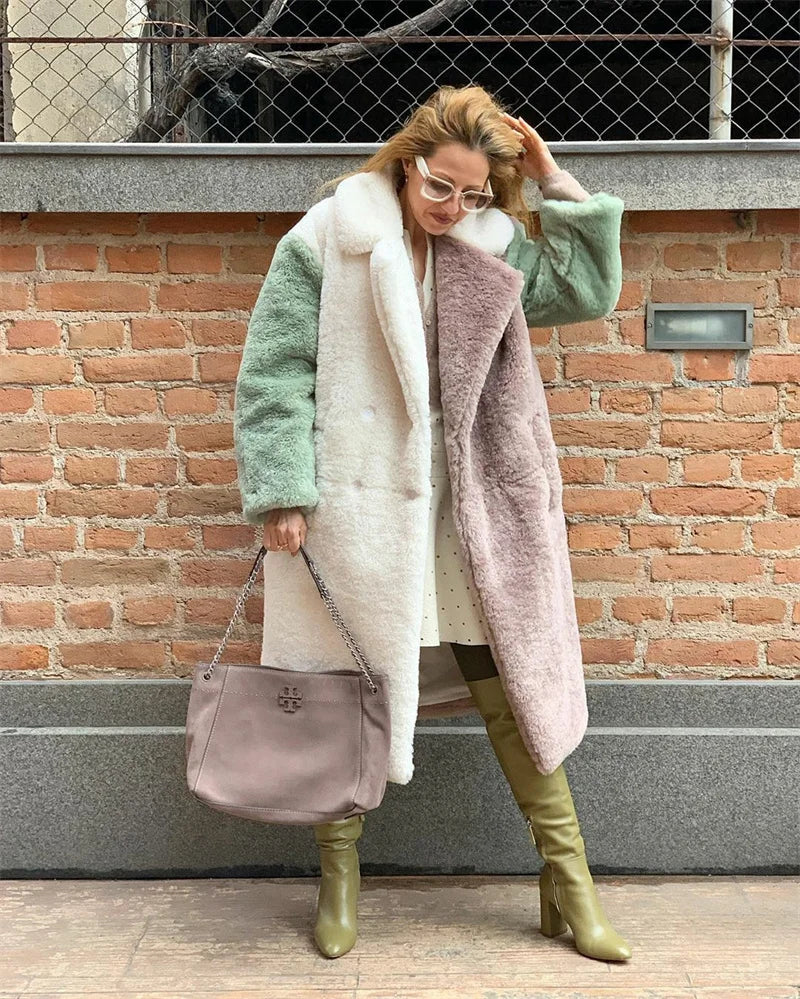 EP | manteau de fourrure chaud d'hiver