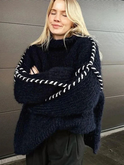 EP | Pull tricoté grande taille