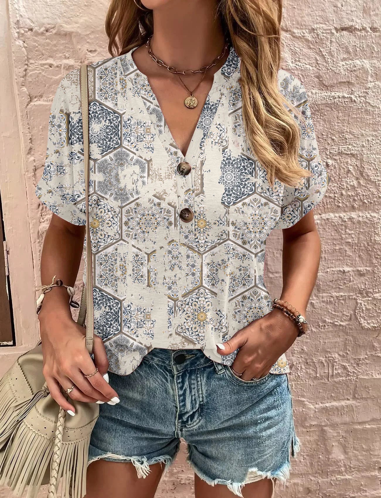 Frais et féminin Chemise