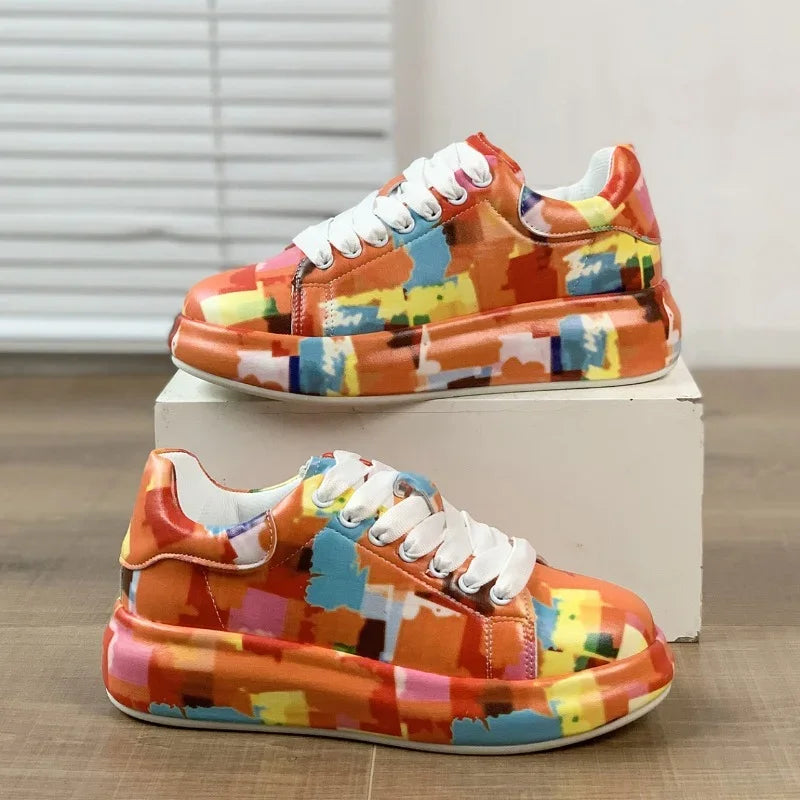 SL | Chaussures de sport vivantes de style graffiti