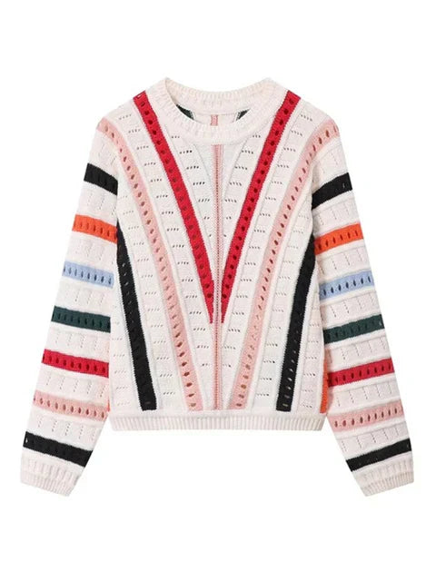 EP | Pull-over en tricot rayé