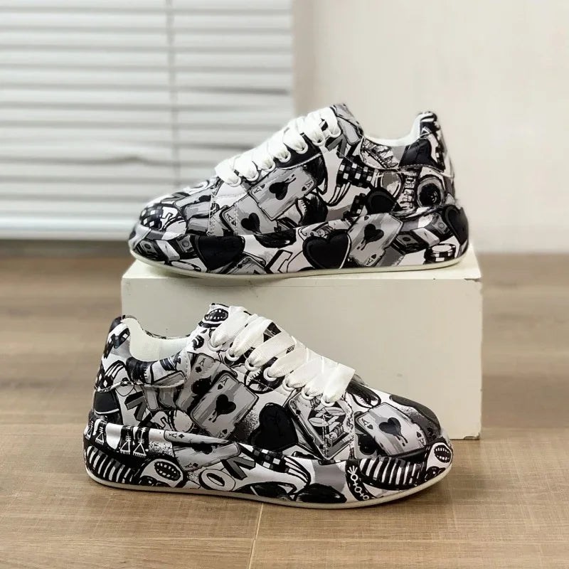 SL | Chaussures de sport vivantes de style graffiti