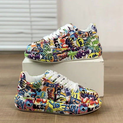 SL | Chaussures de sport vivantes de style graffiti