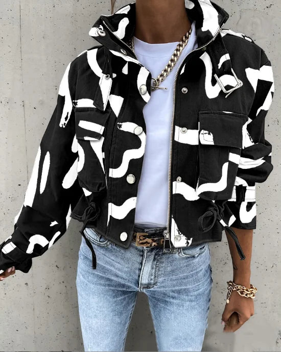 Vibrant et unique Veste