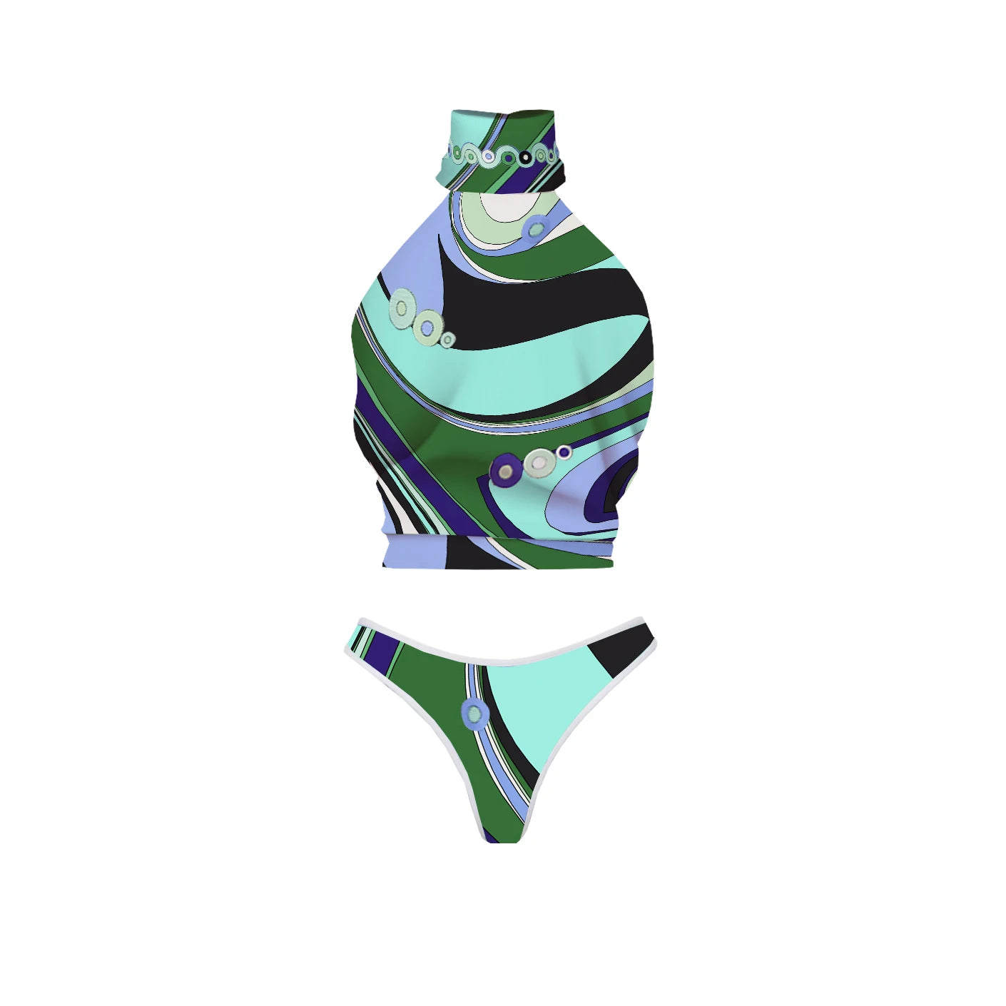 Inspired Bathing Suit With a Contemporary Edge