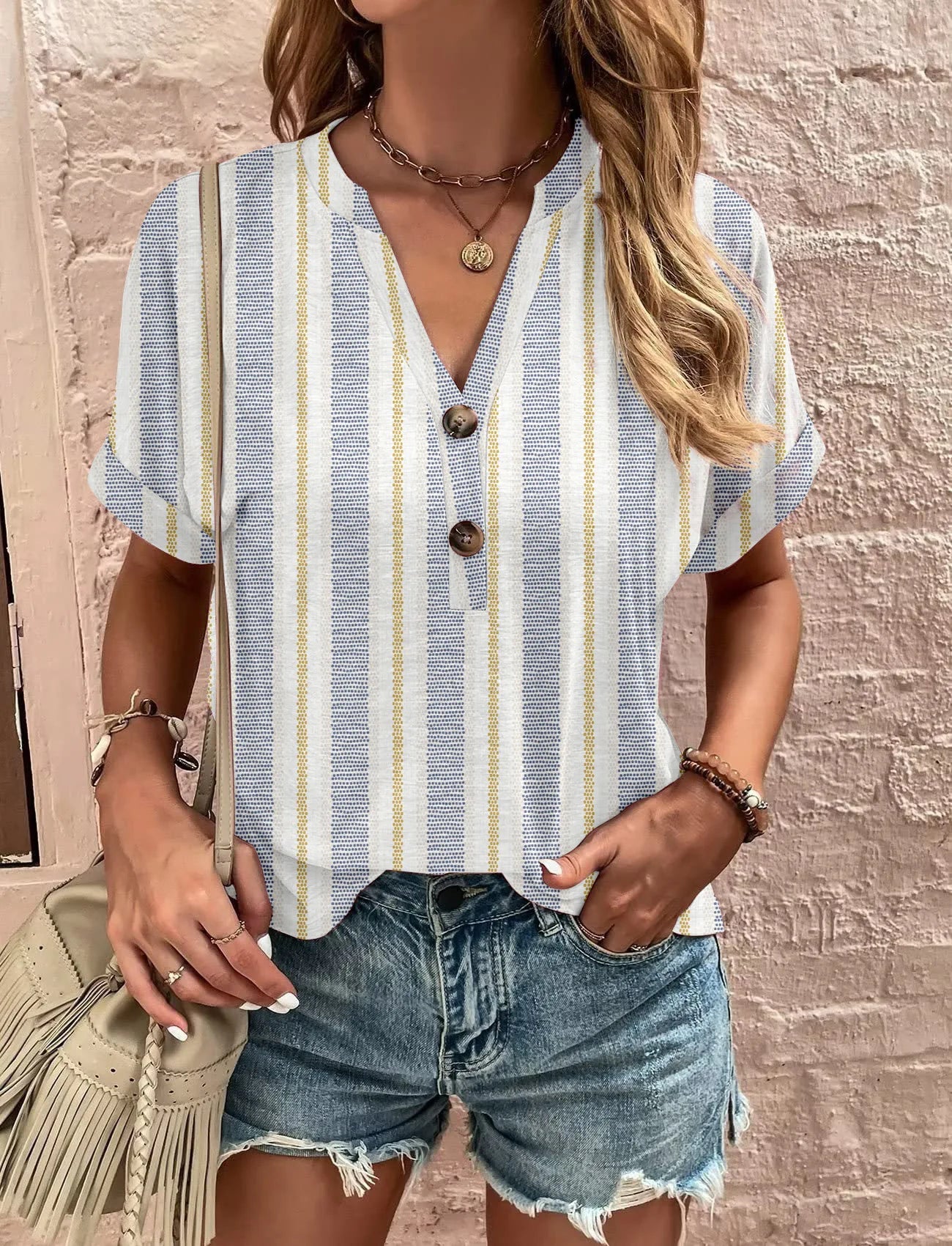 Frais et féminin Chemise