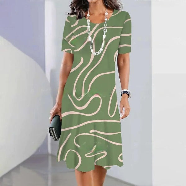 SL | Robe midi imprimée