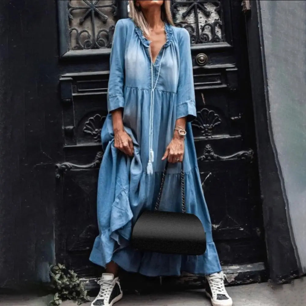SL | Maxi-robe en denim