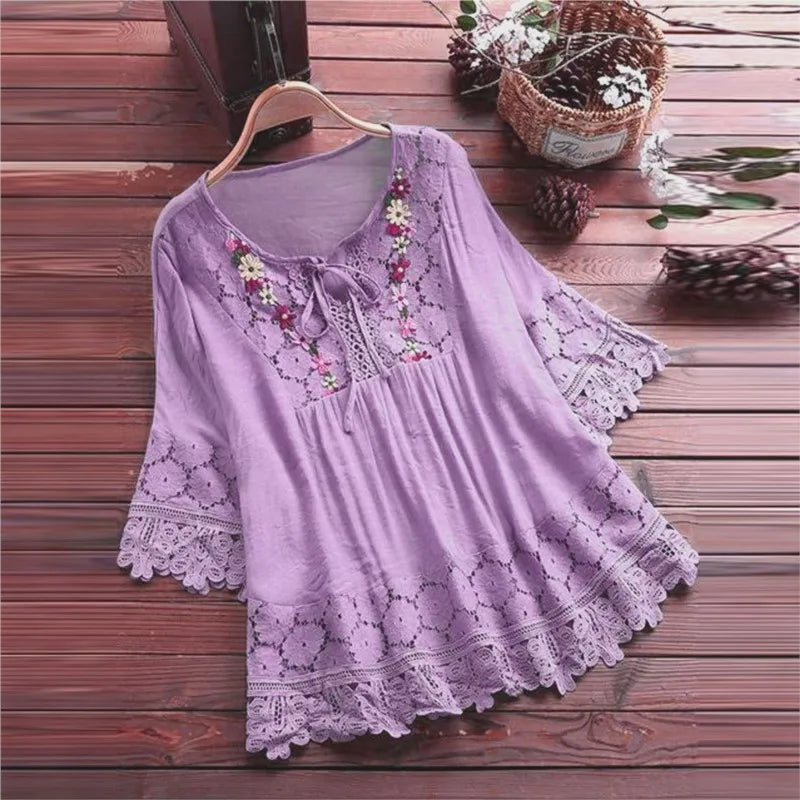 Frais et féminin Chemise