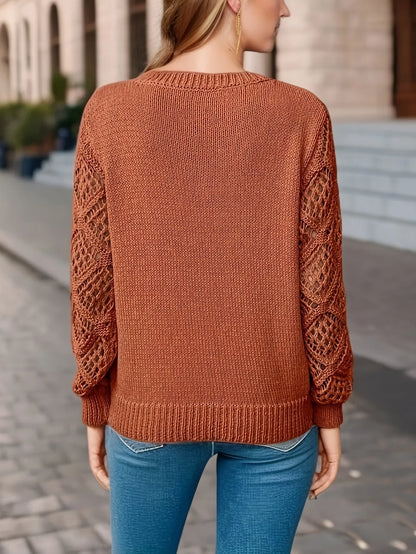 EP | Pull en maille solide col V