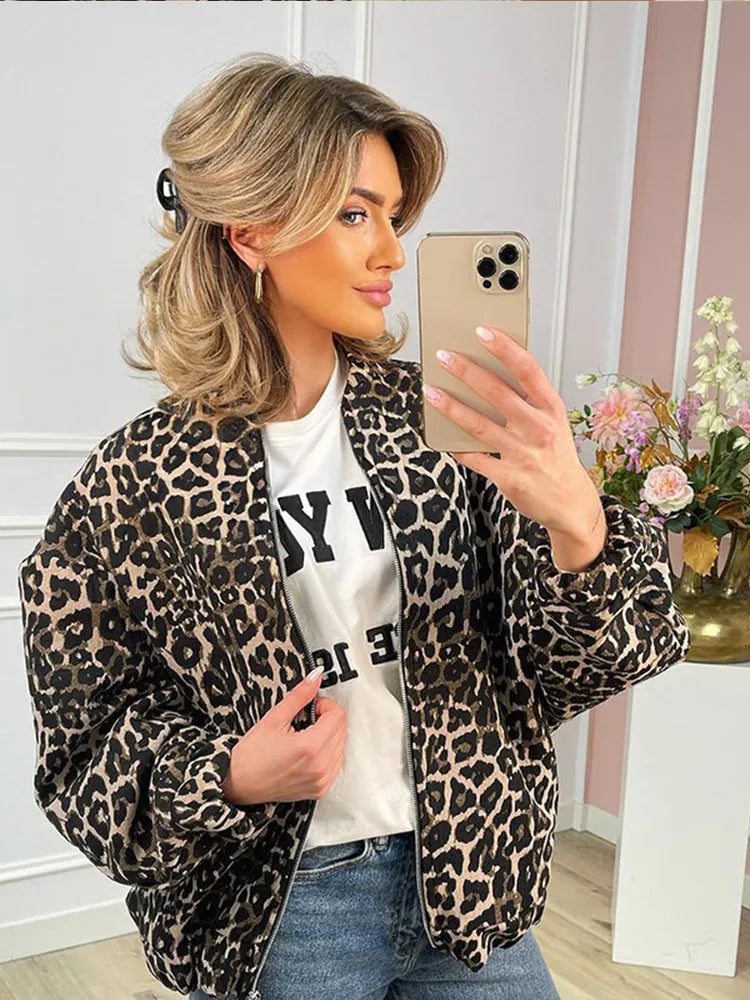 EP | Veste Lanie avec motif léopard