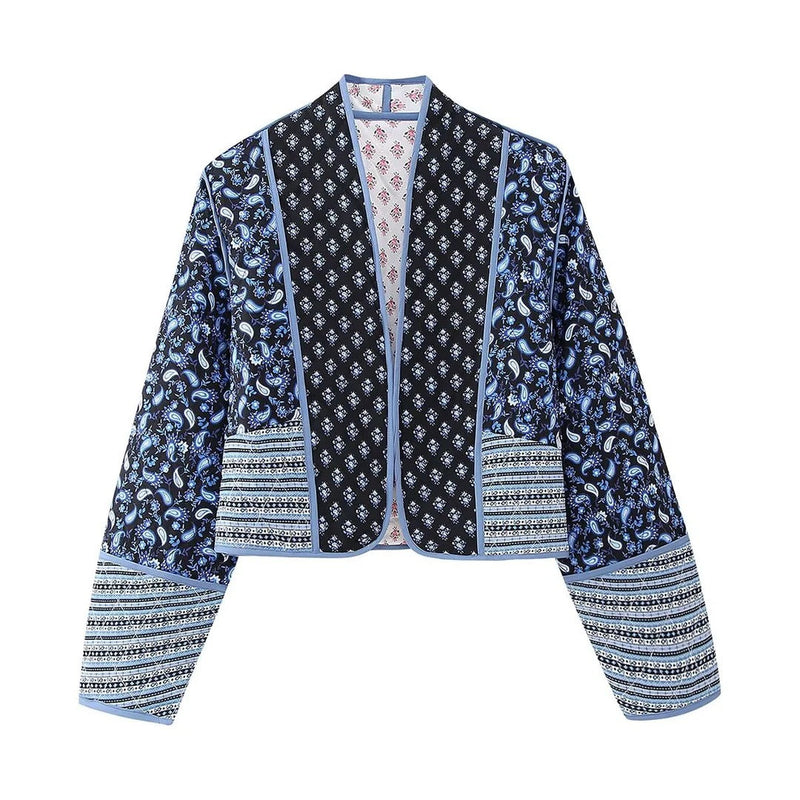 EP | Veste rétro à motifs floraux