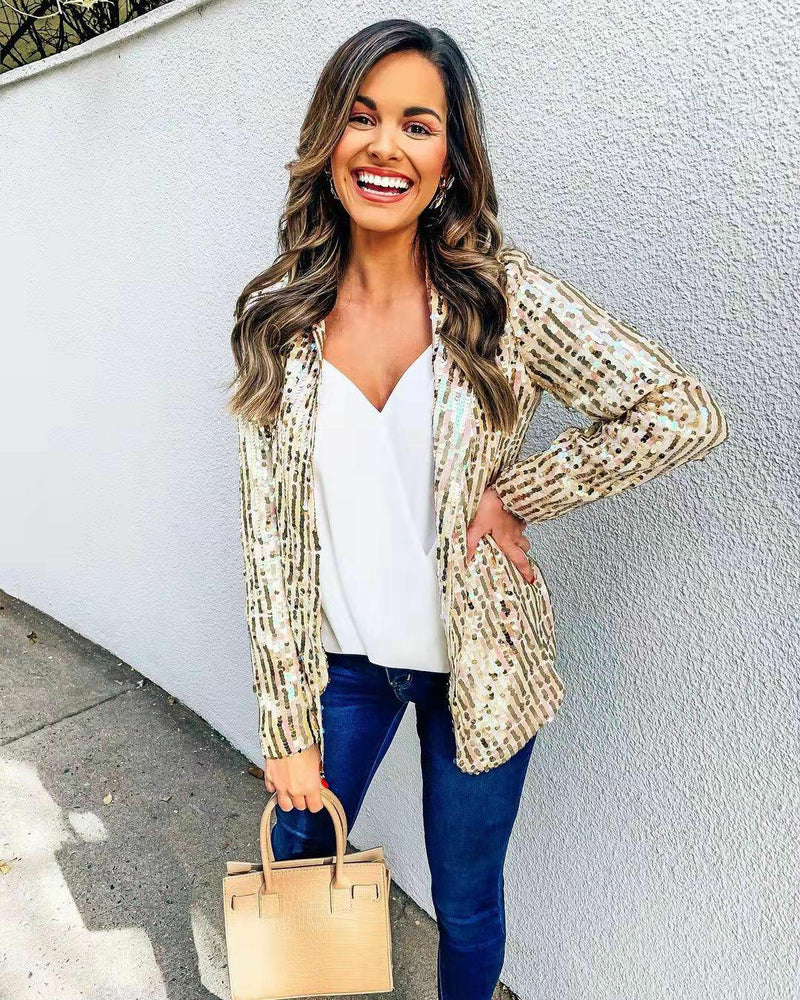 EP | Blazer avec paillettes