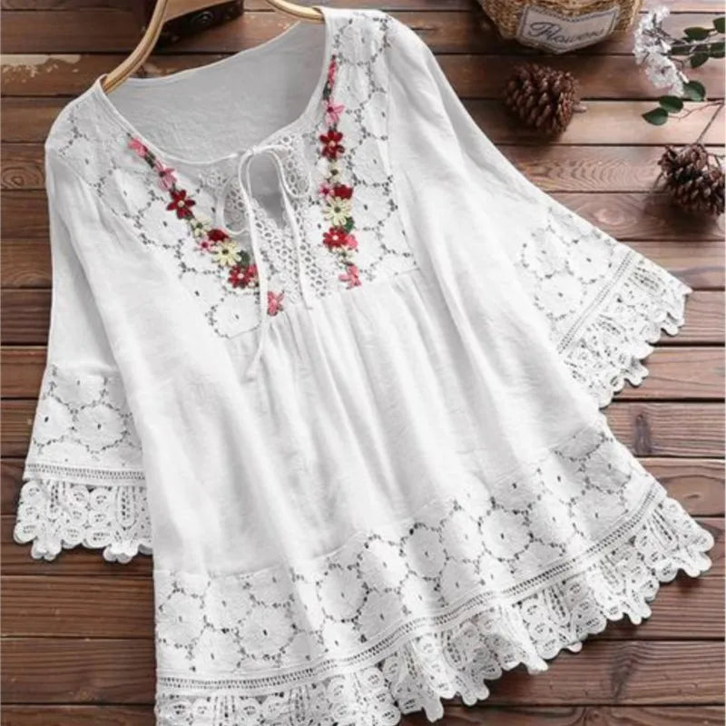 Frais et féminin Chemise