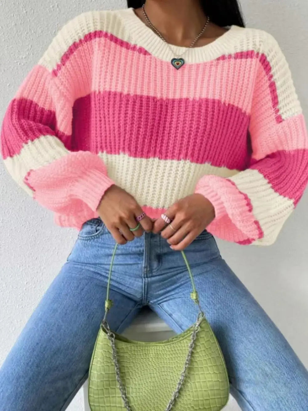 Frais et féminin Pull