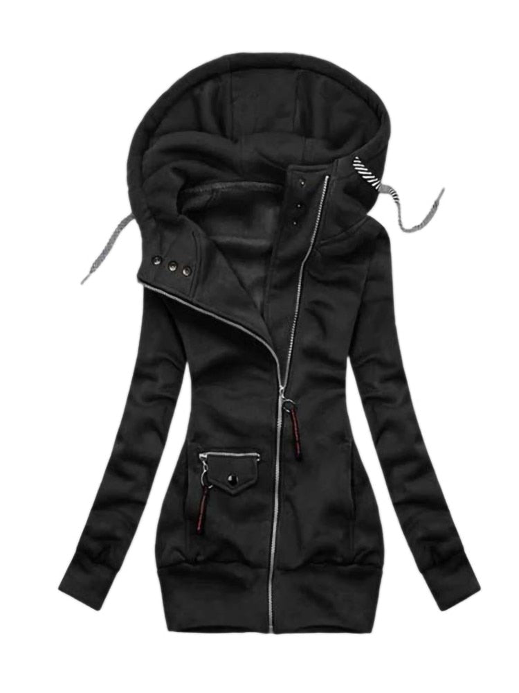 EP | veste à manches longues avec cordon de serrage fermeture éclair vêtements d'extérieur