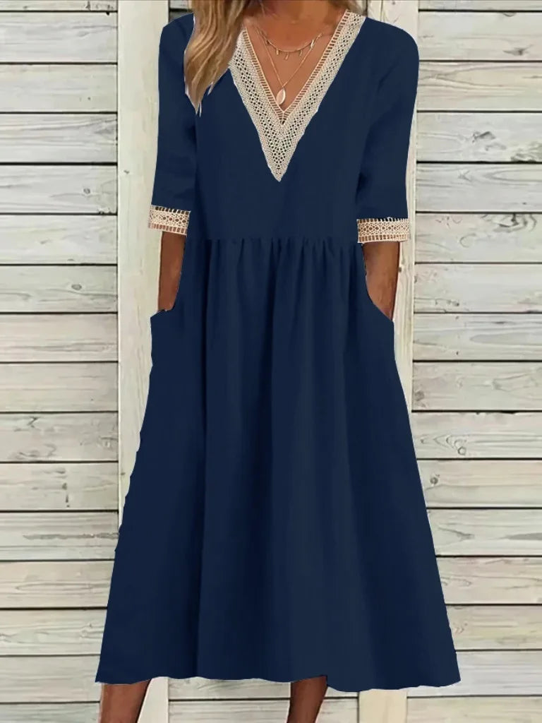 Frais et féminin Robe