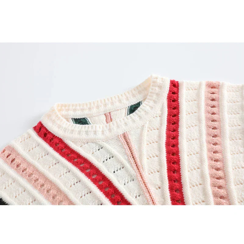 EP | Pull-over en tricot rayé
