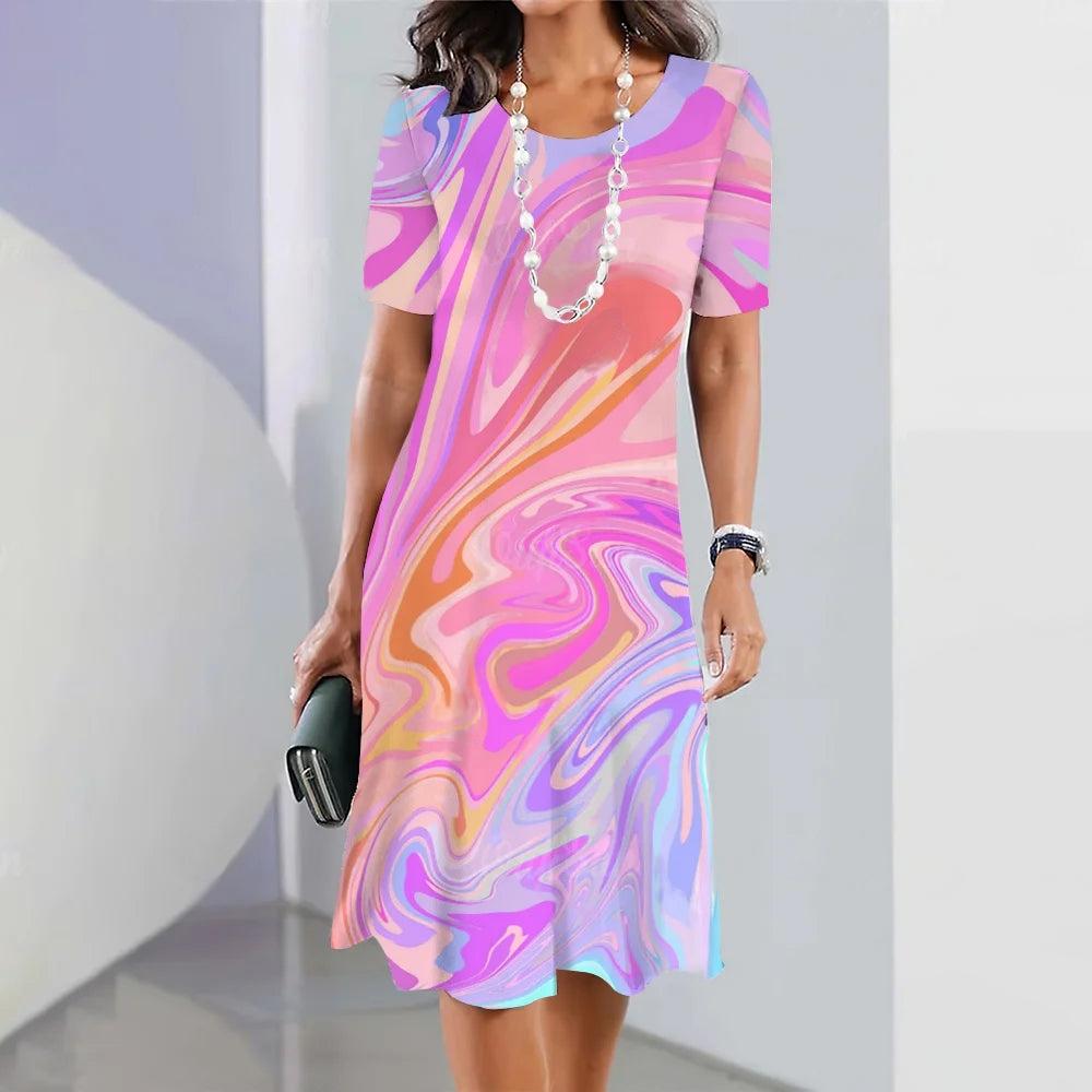 SL | Robe midi imprimée