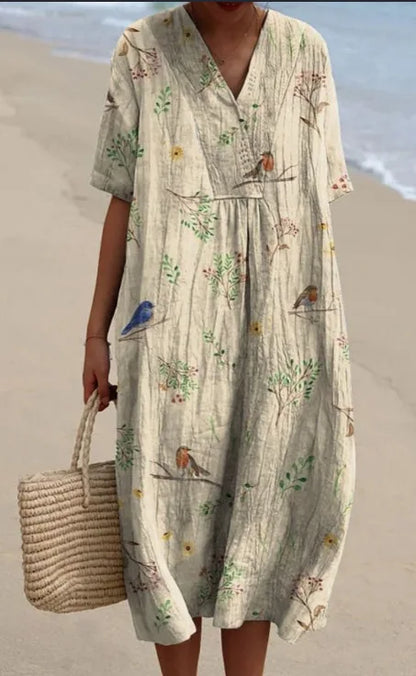 Frais et féminin Robe