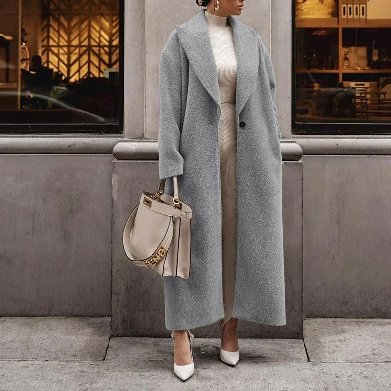 EP | manteau long décontracté tendance
