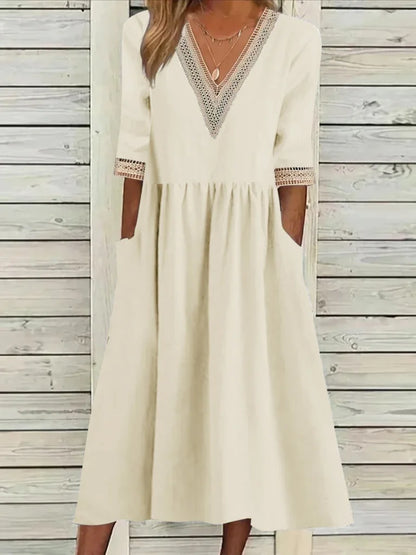 Frais et féminin Robe