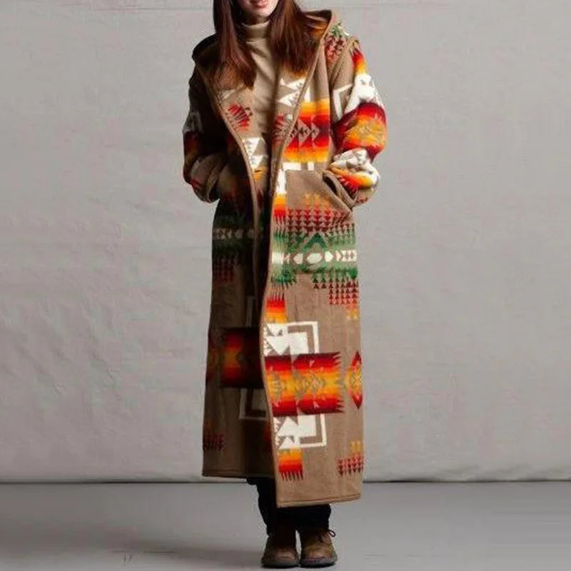 EP | Manteau long style ethnique