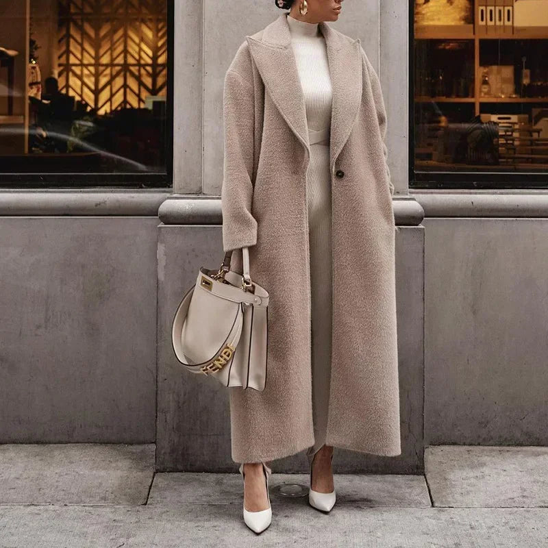 EP | manteau long décontracté tendance