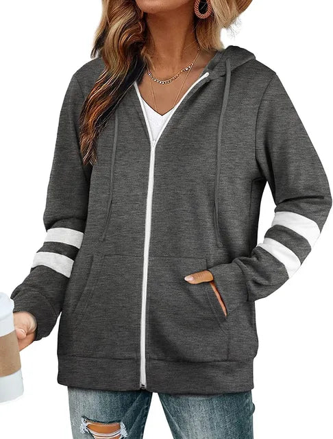 EP | Veste tricotée confortable avec capuche