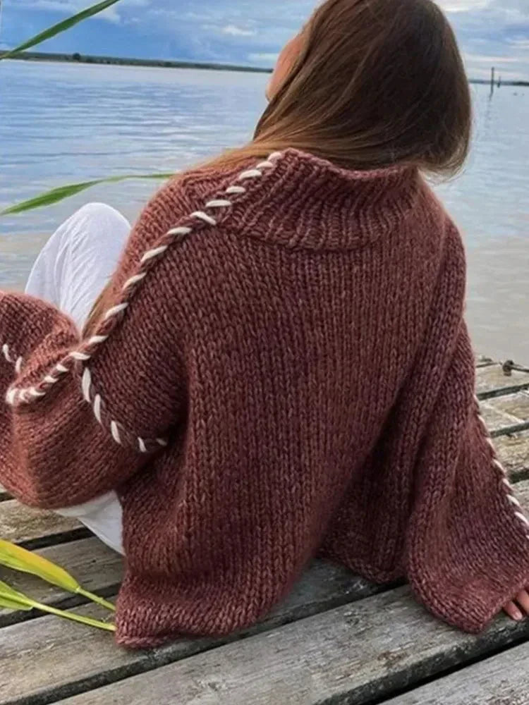 EP | Pull tricoté grande taille