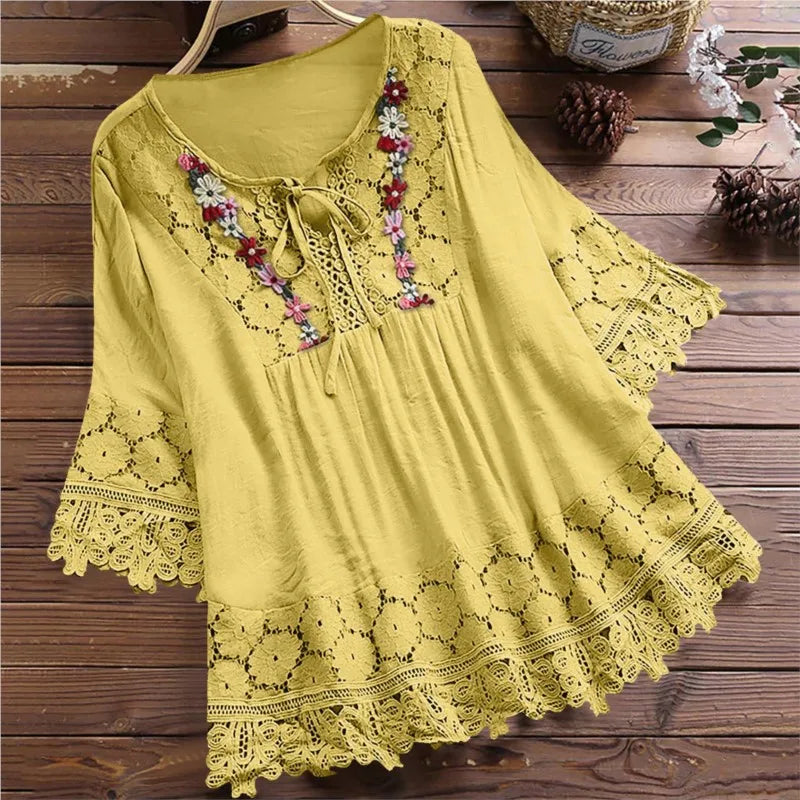 Frais et féminin Chemise
