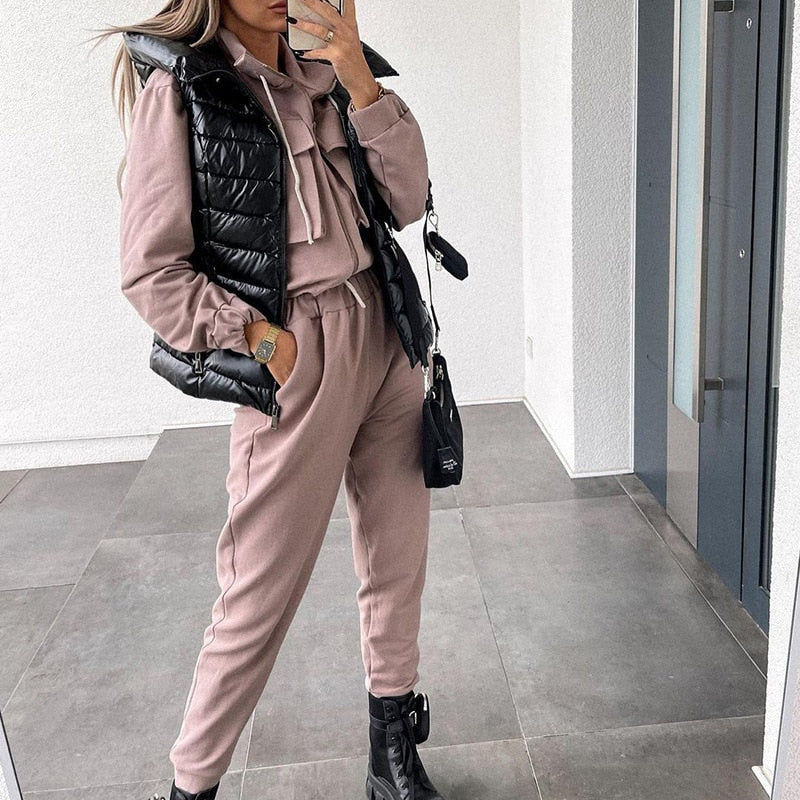 EP | Survêtement femme | Veste zippée manches longues & pantalon
