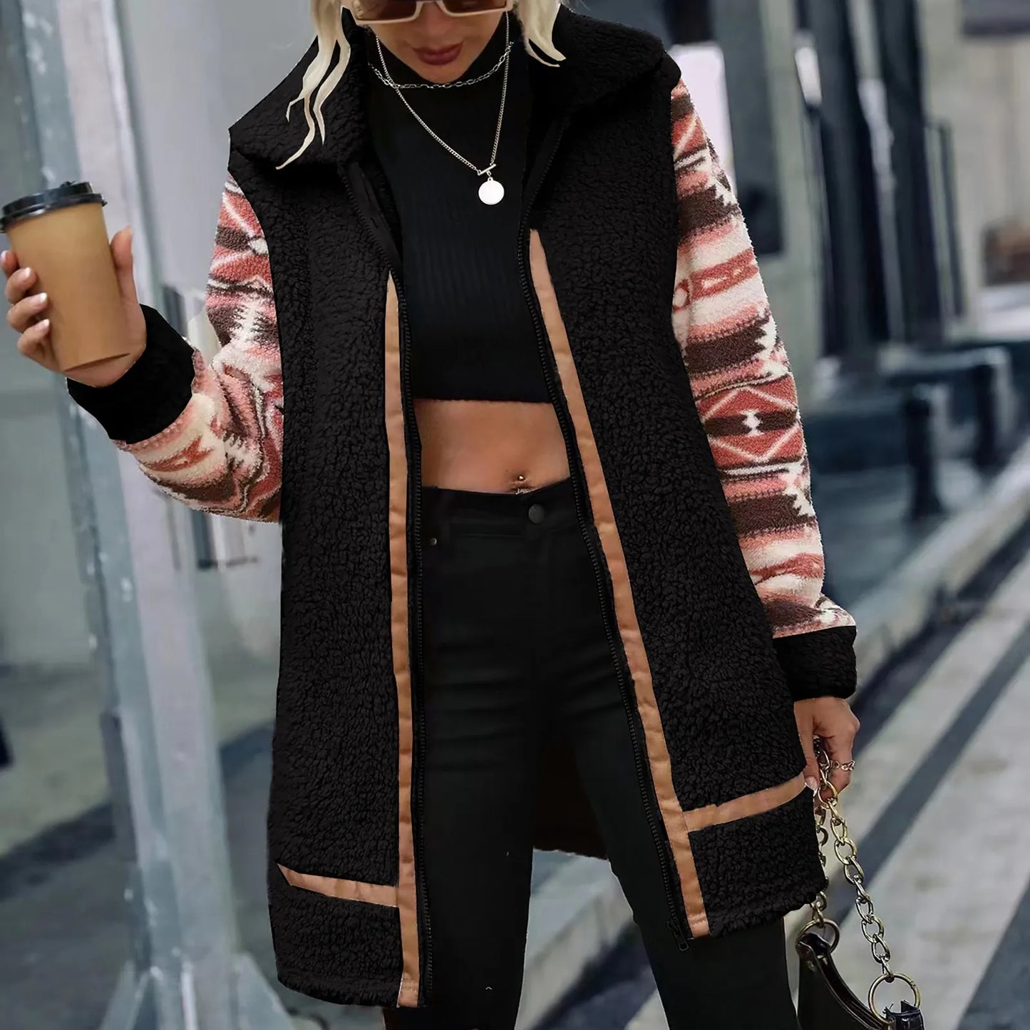 EP | Veste zippée tendance pour femmes