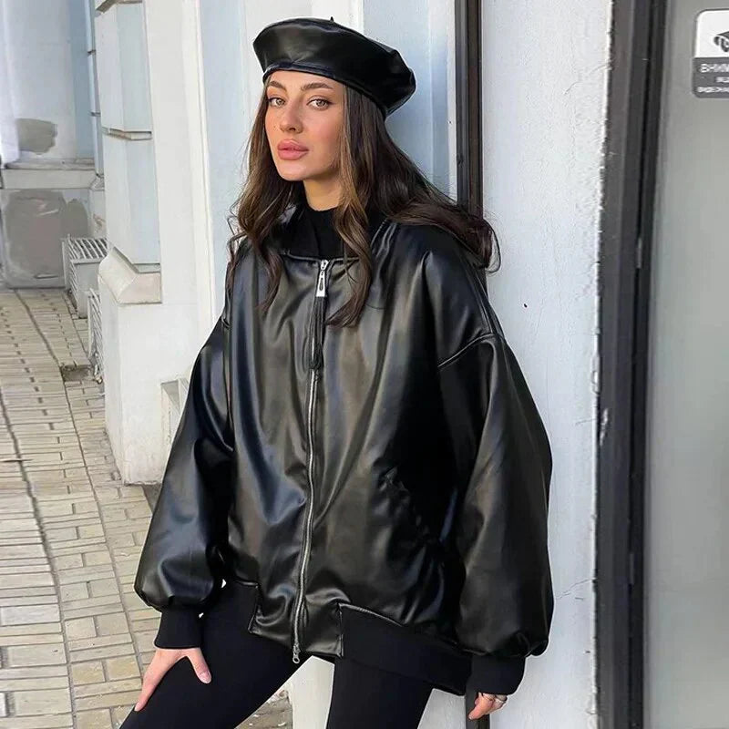 EP | Veste en cuir avec moteur détaché