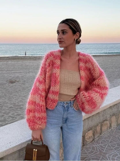EP | Pull ouvert rayé