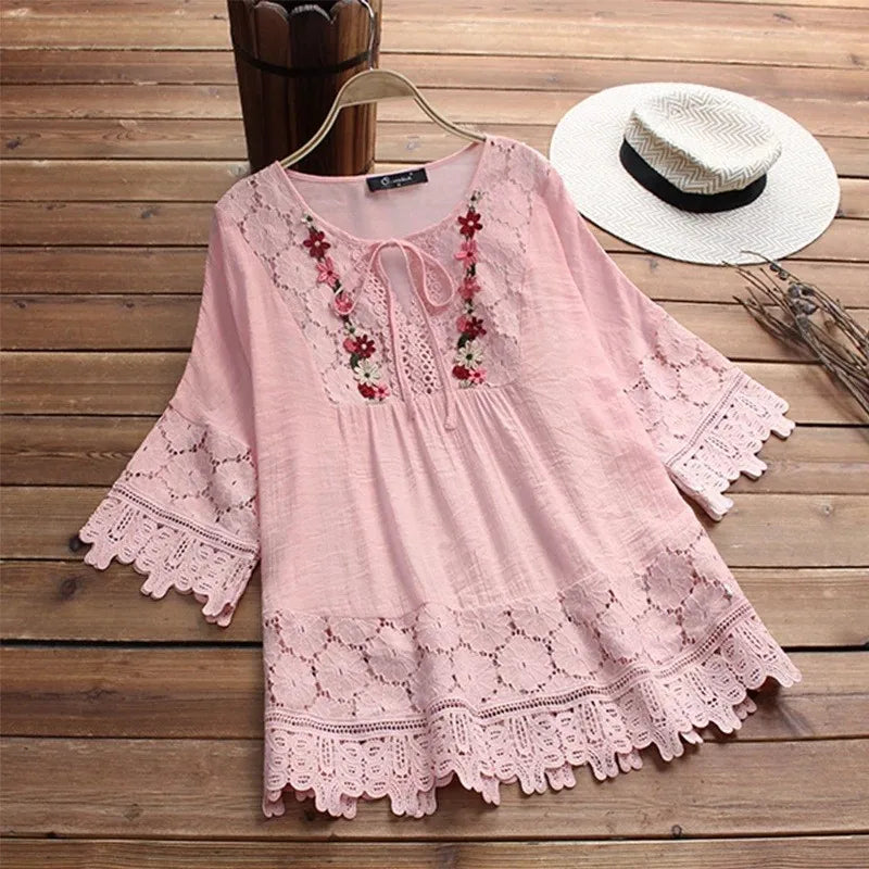 Frais et féminin Chemise