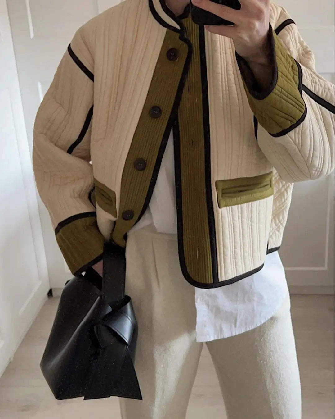 EP | veste élégante en patchwork chic