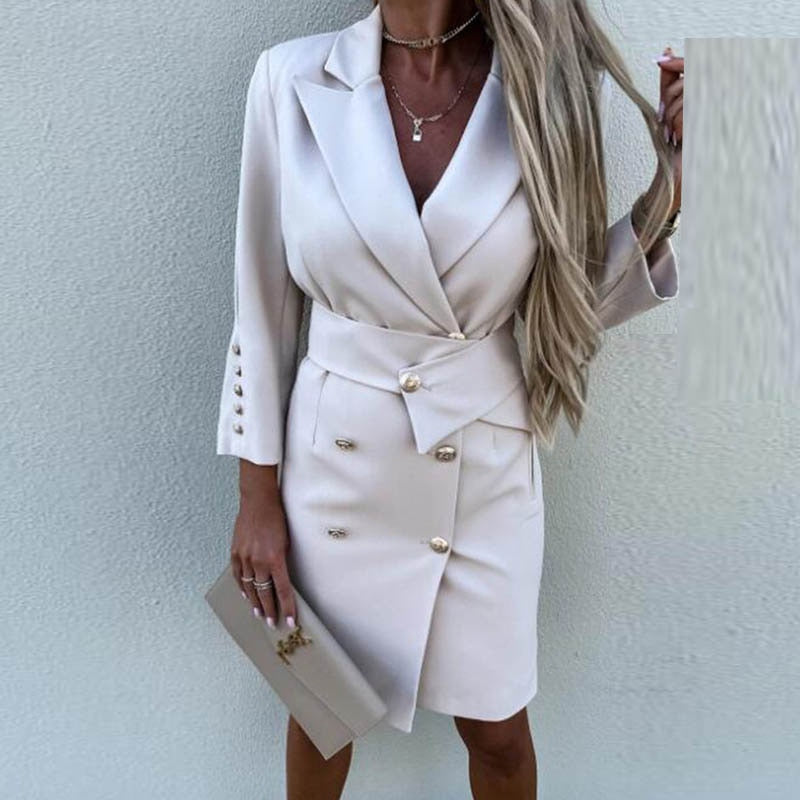EP | Robe blazer à double boutonnage