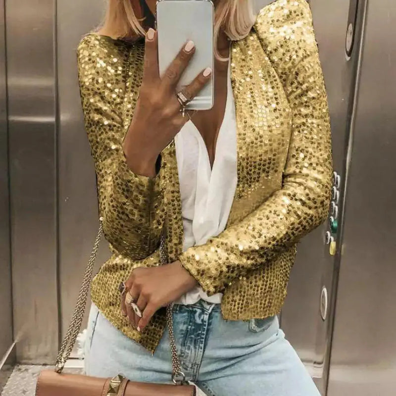 EP | blazer élégant à paillettes
