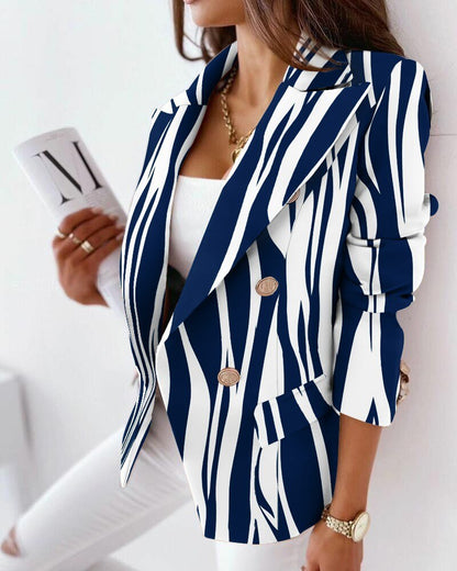 EP | SnakeBlazer I Blazer imprimé serpent pour femme