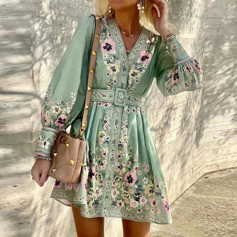 SL | Mini robe bohème