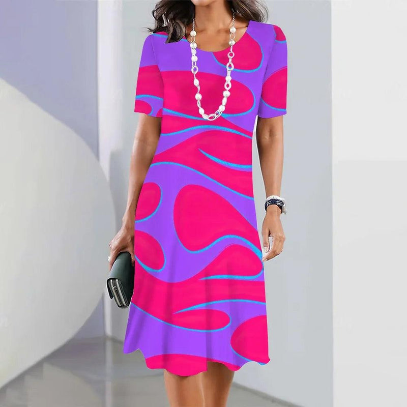 SL | Robe midi imprimée