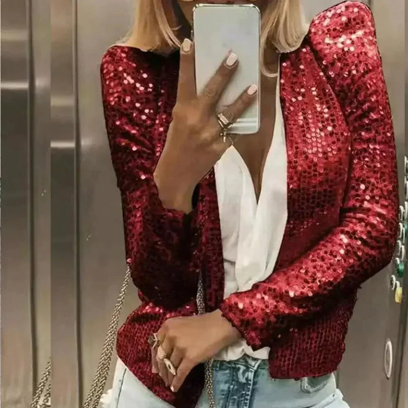 EP | blazer élégant à paillettes