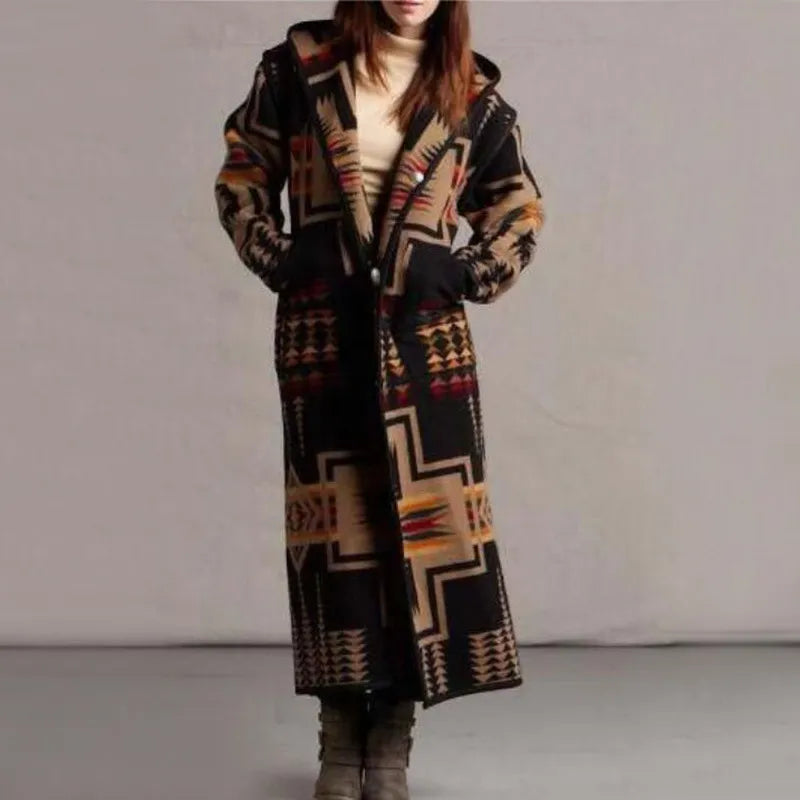 EP | Manteau long style ethnique