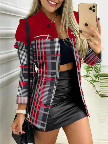 EP | Veste géométrique chic pour femmes